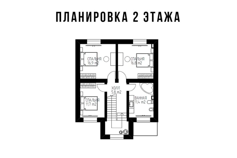 Планировка, 2 этаж